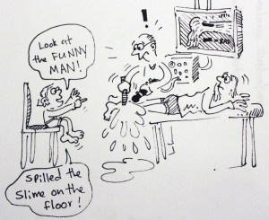 Ultrasounds were easier when Alba was in the womb 