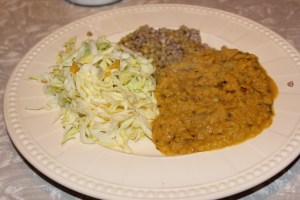 I still enjoyed dahl and buckwheat every time I had it.