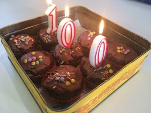 Post-race carb-replenishment at work - gluten-free!